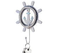 Generisch Ganci nautici per asciugamani, ganci nautici - ganci rustici da parete costiera - ganci decorativi da parete per bagno, camera da letto, soggiorno