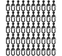 Generisch Ganci per gazebo, 50 pezzi, ganci in tessuto per finestre, ganci in acciaio, ideali per camera da, cucina, bagno, terrazza, balcone, giardino, piante d'appartamento, soggiorno