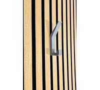 Generisch Ganci per pannello acustico, distanza 14 mm, set da 2 pezzi, grigio, 2 x 2 ganci, 2 pezzi, 2 pezzi, montaggio a parete, plastica