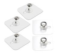 Generisch Gancio adesivo da soffitto - 5 - forte supporto per lanterna per interni ed esterni | Ganci ad alte prestazioni per soffitto, pareti e porte | Soluzioni di colla rimovibili per piante