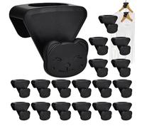 Generisch Gancio di collegamento per grucce,18 pezzi per l'organizzazione di abiti, armadio | Per gli inquilini proprietari di case studentesse negozio borsa cintura