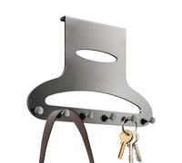 Generisch Gancio per asciugamani, organizer in metallo per camera da , da appendere dietro la porta, per bagno, camera da , WC, ingresso, appartamento, casa vacanze, camera degli studenti
