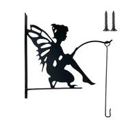 Generisch Gancio per piante, gancio da parete in metallo per piante in stile cortile, per giardino, cortile, interni, soggiorno e balcone