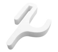 Generisch Gancio per porta della doccia,Gancio per abiti da parete,Gancio per asciugamani stampato 3D Senza foratura per porte in vetro - Per balcone camera da vestiti cappotto