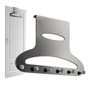 Generisch Gancio per porta - Organizer in metallo , gancio di montaggio dietro la porta, per bagno, casa, ingresso, WC, cucina, appartamento e dormitorio degli studenti