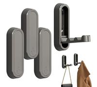 Generisch Gancio pieghevole a parete - Gancio da parete pieghevole portaoggetti, per ingresso, corridoio, garage, cappello, borsa per riporre i vestiti