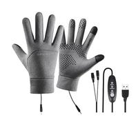 Generisch Gants Chauffants - 9.25 Pouces Mitaines USB | Poliestere Chauffage Tactile - Gants d'Hiver Chauds et Imperméables Avec Intérieur Doux, chaleur constante Pour Cyclisme ski conduite et Bureau