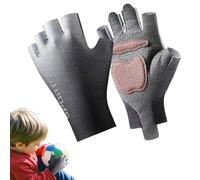 Generisch Gants D'Entraînement Pour - Vélo Et Skate Half Finger | 2 X De Pêche Conçus Pour Petits | Mittens Non-Glissant Pour Skateboard Planche À Roulettes