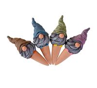 Generisch Garden Supplies 4 pezzi Cute GNOME Shape Plant Waterer for Garden Outdoor Indoor Vacation Houseplant POT Home | Plant Watering Spikes - Self Watering Planter Insert,