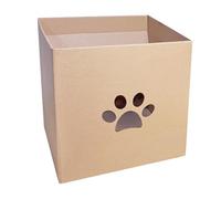 Generisch Gatto di cartone graffio - Casetta per gatti durevole, riciclata Paper Pet Den | Design spazioso con cuscinetto rimovibile, divertente area di esercizi per affilare gli artigli e una