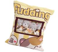 Generisch Gatto Snack Pillow | Kitty Sleeping Throw Pillow | Plush Pillw with 8 Removable Cat Dolls | Confortevole Animals Plush Dolls for Apartment, Bedroom, Divano, Dormitory, Car, Living Room