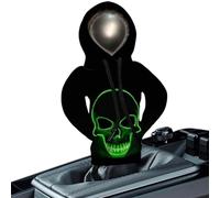 Generisch Gear Shift Felpa con cappuccio con teschio, Gear Shift, con scheletro, copertura per lo shifter, per Halloween, con pomello del cambio, accessorio divertente per la decorazione di interni
