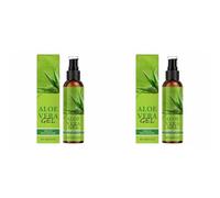 Generisch Gel organico di aloe vera per il corpo del viso entro 12 ore dalla raccolta, gel di aloe leggero non appiccicoso, idratante lenitivo per la pelle del cuoio capelluto, capelli idratante (2