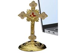 Generisch Gesù Croce Scultura,Figura spirituale religiosa,Statua di Gesù Croce Figura religiosa | Per comodino Scrivania Scrivania Bagno Comodino Camino Scale Appartamento Vacanze