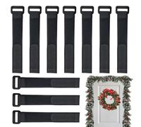 Generisch Ghirlande per Scale - 10 Pezzi Supporti Regolabili,Fascette per Piante da Giardino,per Esterni Giardino Porta Anteriore Ingresso Scale Piante Verdi