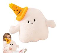 Generisch Ghost Pillow - Giocattolo di peluche per Halloween, simpatico cuscino, divertente decorazione per la casa, per bambini e adulti