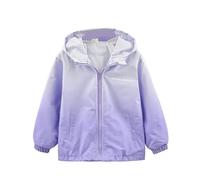 Generisch Giacca a vento da ragazza, leggera, impermeabile, per autunno, con ragazzo, per le mezze stagioni, per l'inverno, Lilla, 13-14 Anni