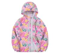 Generisch Giacca impermeabile da ragazza 2025 Giacca a vento leggera Cappotto con libri di letteratura giovanile, Colore: rosa., 8