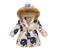 Generisch Giacca invernale bambino 62 inverno spesso caldo con cappotto antivento Outwear Giacca Jack Zaino per bambini, beige., 8-9 Anni