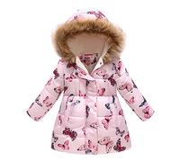 Generisch Giacca invernale bambino 62 inverno spesso caldo con cappotto antivento Outwear Giacca Jack Zaino per bambini, Colore: rosa., 4-5 Anni