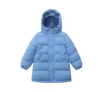 Generisch Giacca invernale da ragazza, giacca invernale antivento, giacca per bambini con cappuccio, giacca per le mezze stagioni, comoda e calda, con cappuccio, per medie e grandi e ragazze, per