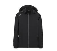 Generisch Giacca invernale da uomo, impermeabile, traspirante, con cappuccio, giacca da corsa, giacca da corsa, giacca da corsa, giacca da autunno, giacca softshell tinta unita, Nero , 7XL