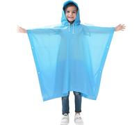Generisch Giacca Poncho da pioggia per bambini, protezione Eva trasparente, vestibilità lunga, per ragazze e ragazzi, materiale impermeabile, attività all'aria aperta, come escursioni, viaggi per