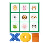 Generisch Giant Game - Set da gioco gigante per esterni da 47 pollici | ad inchiostro HD portatile - 120 x 120 cm XXL gioco di scacchi con 6 personaggi per divertimento a feste, strąnd, picnic e