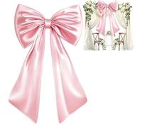 Generisch gigante per albero di Natale, 102 x 60 cm, extra large | Fiocco oversize decorativo come accessorio per la casa per porta, matrimonio, fidanzamento, compleanno, camera rosa