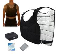 Generisch Gilet refrigerante, giacca senza maniche, giacca rinfrescante, per escursioni, jogging, passeggiate, campeggio, attività sportive, lavoro, lavori di costruzione e attività all'aperto