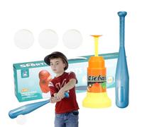 Generisch Giocattoli da baseball per bambini 3 - 5 - Set di palline da tè in ABS | Portable Outdoor Baseball Training Toy | Kids Baseball Bat Tee and Ball Set for Thanksgiving Christmas Chinese New
