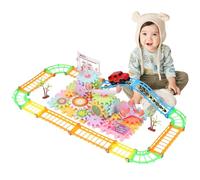 Generisch Giocattoli di Trasmissione per Bambini - Giocattoli educativi con Ingranaggi rotanti | Puzzle Fai da Te riutilizzabili, didattici ad Incastro per Lo Sviluppo Logico e Creativo a