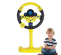 Generisch Giocattoli - Giocattoli educativi interattivi con Luce e Suono | Volante di Simulazione educativa per Bambini in | Volante per Bambini - Sviluppo della Prima Infanzia Divertimento
