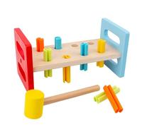 Generisch Giocattolo a molletta per martello, giocattolo educativo | Attività di apprendimento con penne colorate per bambini 3 anni in su, così come un gioco per sviluppare il