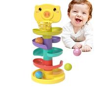 Generisch Giocattolo a rampa - ABS, 33 cm, 5 strati di altezza, torre a sfera con design colorato, struttura robusta, divertimento novità, sviluppo menta, gioco educativo, ragazza, bambini