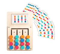 Generisch Giocattolo assortito a colori, puzzle in legno con 12 carte, giocattolo per bambini, per aula, scuola, viaggi, viaggi su strada a partire 3 anni, ragazze e bambini