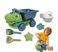 Generisch Giocattolo da Spiaggia per Bambini - per la Sabbia degli Animali e Set di carrelli | Giocattolo per Sandbox Dinosauri Facile da Usare, Strumenti Portatili per Giocare a Sabbia per