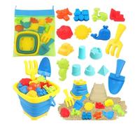 Generisch Giocattolo di sabbia per bambini, set da gioco portatile, set da gioco per bambini, per bambini in estate durante i viaggi, vacanze in giardino, cortile e parco