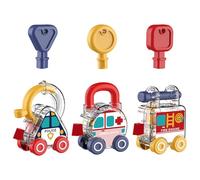 Generisch Giocattolo di Sviluppo Chiave e Serratura Auto per Bambini a Partire da 1 Anno Giocattolo educativo per promuovere Le capacità motorie e la Gioco educativo colorato per Ragazze 14,2 x