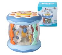 Generisch Giocattolo Musicale Luminoso - Astronauti Push Spin con Proiettore - Imparare Le abilità motorie, attività Colorata, Causa-Effetti per E Ragazze per Compleanno