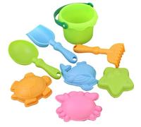 Generisch Giocattolo per bambini con sabbia e acqua, sicuro, verde | Pala per sabbia, gadget portatile da spiaggia e giardino, stimola la creatività dei bambini