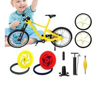 Generisch Giocattolo per le dita - Bicicletta in miniatura da 10,5 cm per esposizione da scrivania e gioco, parti regolabili per acrobazie freestyle, giocattolo sportivo per bambini e adulti
