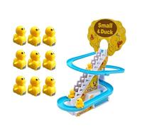 Generisch Giocattolo per Le Scale, Scivolo d', Giocattolo giocoso sulle Montagne Russe con Anatre, Facile da installare, per Halloween, Natale, Compleanno, Regalo per la Festa dei Bambini