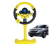 Generisch Giocattolo volante per bambini - Controllore simulato per auto passeggero, giocattolo portatile con luce, musica e suono, ideale per la simulazione di guida e l'apprendimento precoce