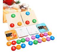 Generisch Giochi di matematica per asilo, educativo con numeri | Giocattolo per conteggio per asilo, scuola materna, scuola, aula, compleanno, vacanze, a partire dai 3 anni