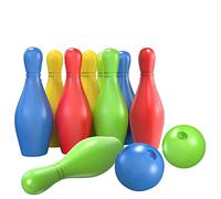 Generisch Giochi sportivi interattivi per genitori, bambini, bowling indoor e outdoor, per ragazzi, 12 pezzi, per l'educazione all'aperto (multicolore, taglia unica)