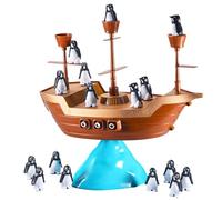 Generisch Gioco di bilanciamento giocattolo - Pinguino pinguino dei pirati | Gioco di abilità per bambini - pinguini barca pirata gioco da tavolo famiglia - Coordination Training Party gioco regalo