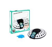 Generisch Gioco di carte di strategia per la famiglia, classico per due o più giocatori, con azioni rotanti di Wortruf, competizione rapida con lettere, ideale per interni ed esterni (nero, 18 cm)