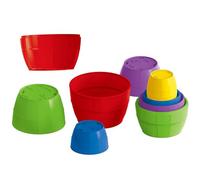 Generisch Gioco di Coppa Interattivo - Giocattolo educativo impilabile con Lettere e Numeri, Tazze Colorate per l'apprendimento, Divertente Gioco per Bambini e Sviluppo del Motore