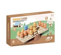 Generisch Gioco di equilibrio, Seesaw Stacking Game, 7,28 x 2,17 x 4,13 pollici Activity Interactive Puzzle, Educational Sensory Chicken Design for Home and Kids, Playground Backyard Use